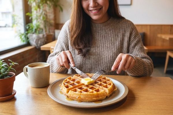 Signature Waffles at Bubbs & Bites