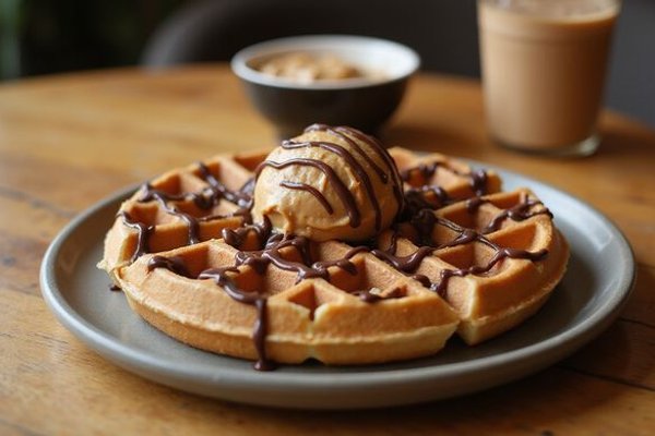 Signature Waffles at Bubbs & Bites